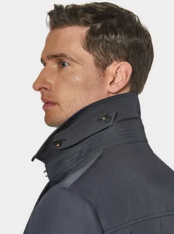 Trench in twill di cotone
