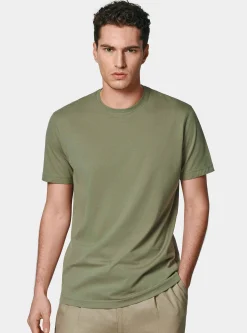 T-shirt mezza manica in cotone Supima