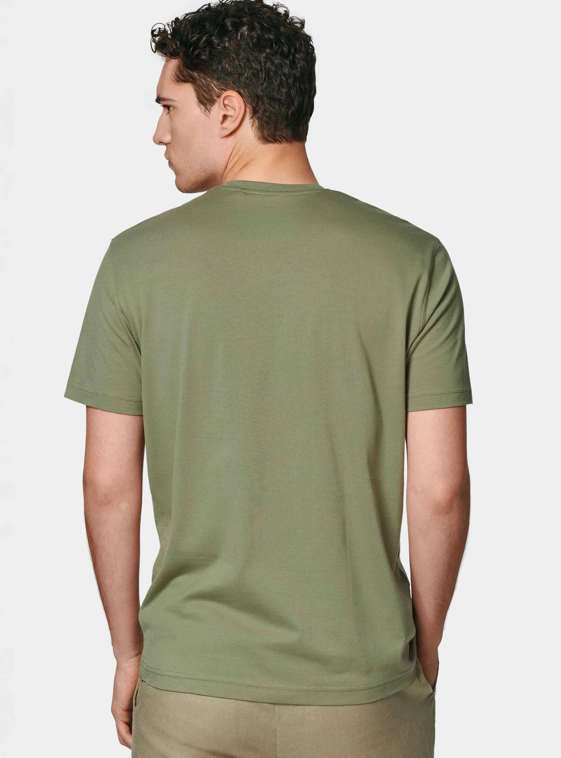 T-shirt mezza manica in cotone Supima
