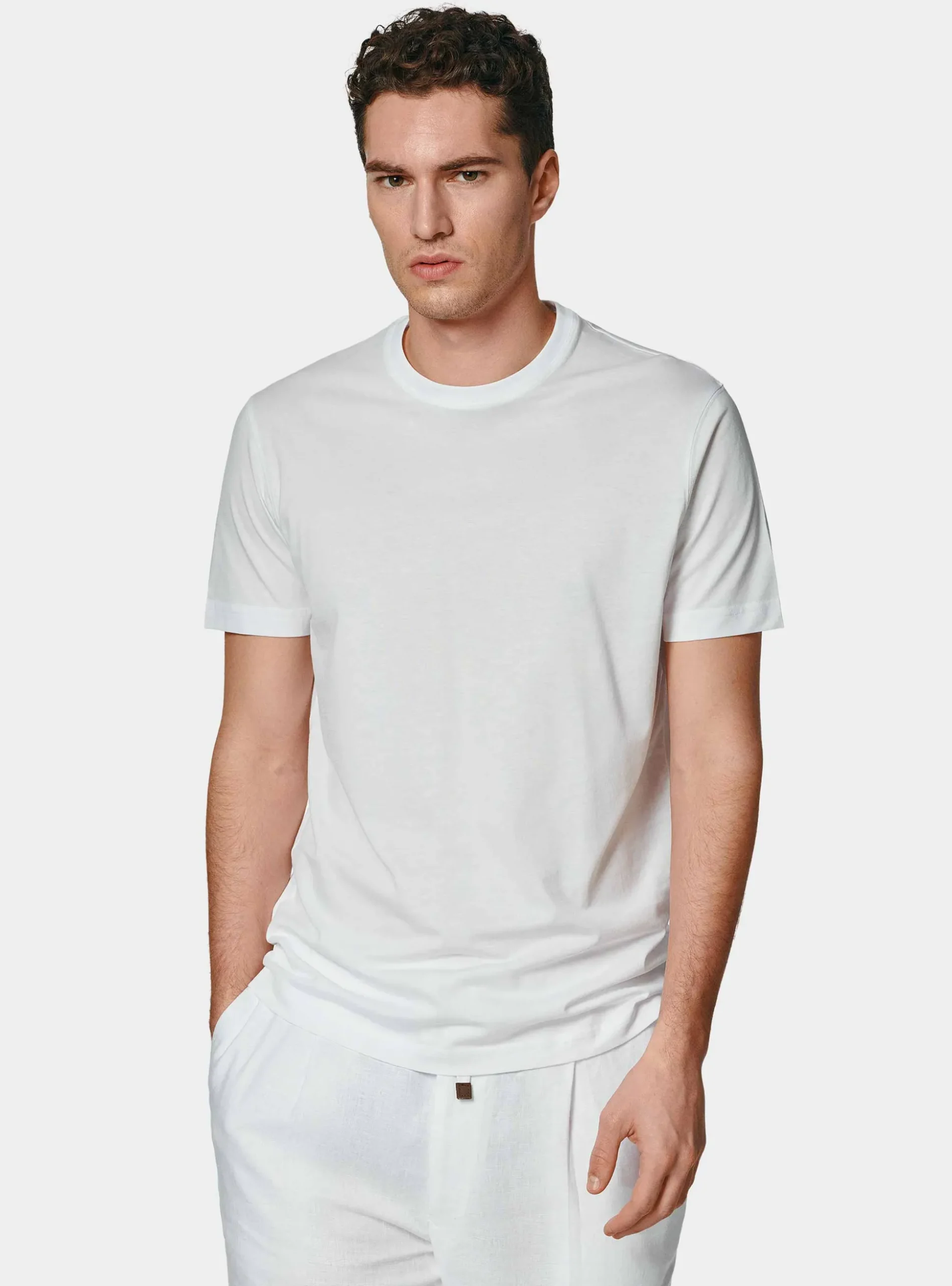 T-shirt mezza manica in cotone Supima