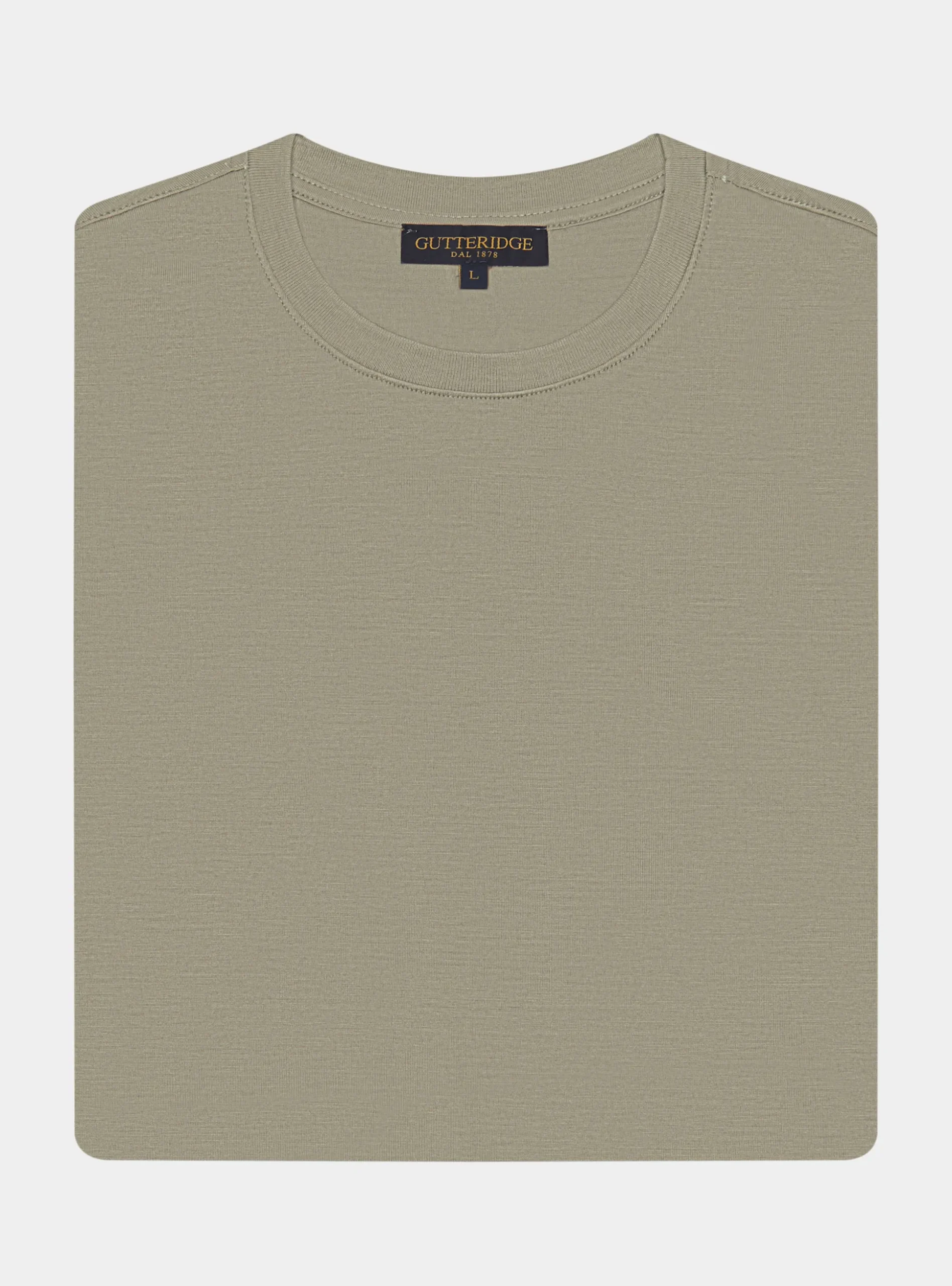 T-shirt mezza manica in filo di scozia