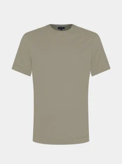 T-shirt mezza manica in filo di scozia