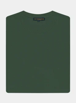 T-shirt mezza manica in filo di scozia