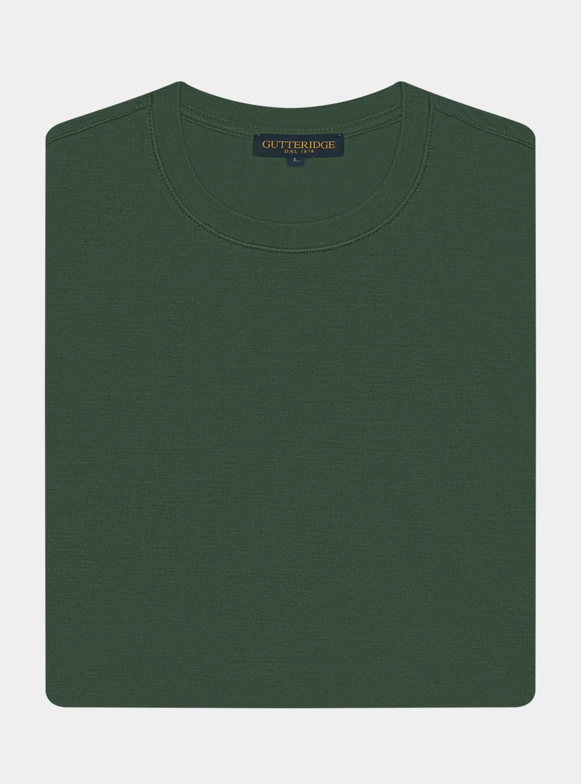 T-shirt mezza manica in filo di scozia