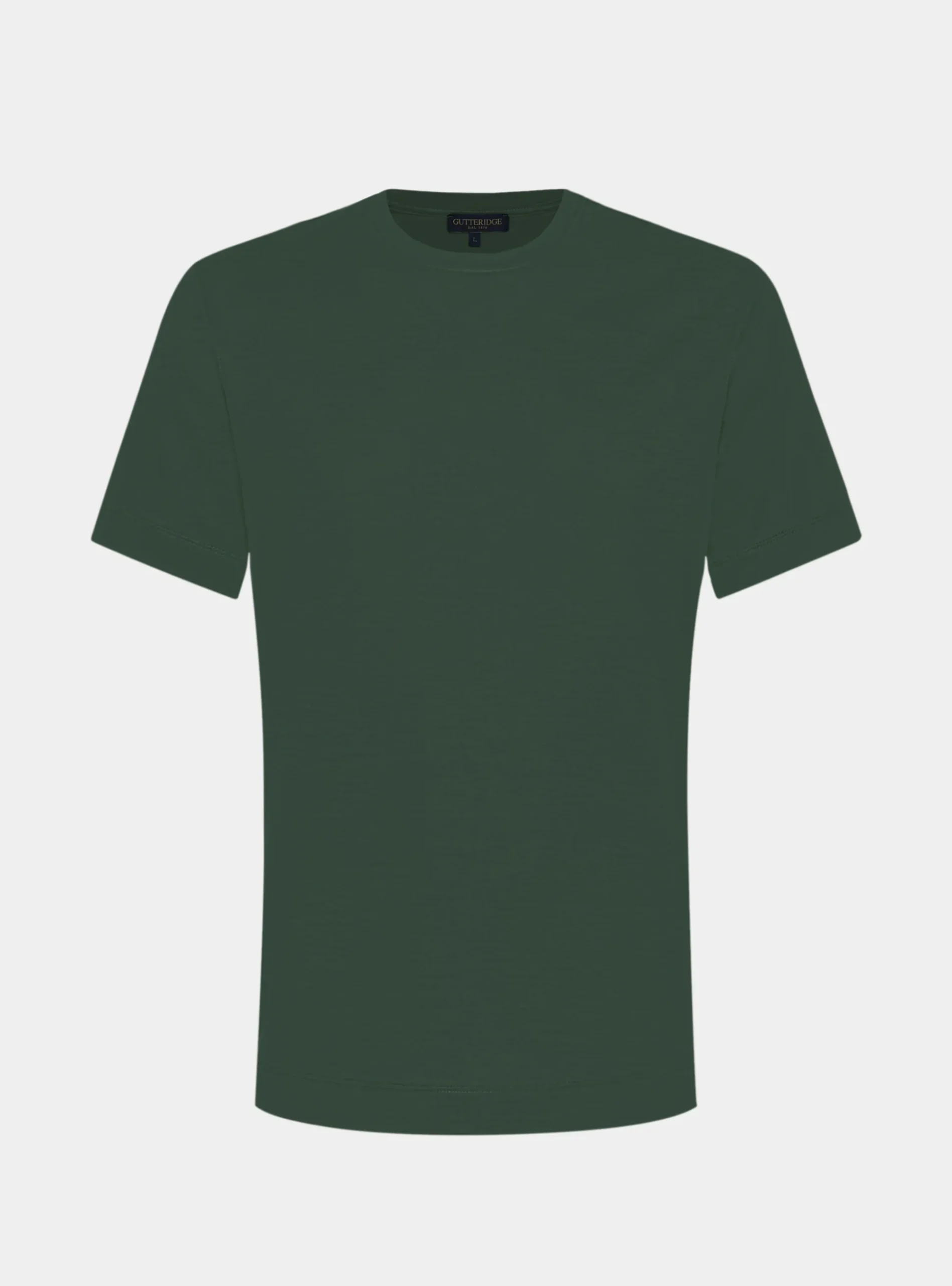 T-shirt mezza manica in filo di scozia