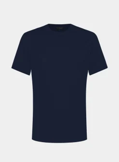 T-shirt mezza manica in filo di scozia
