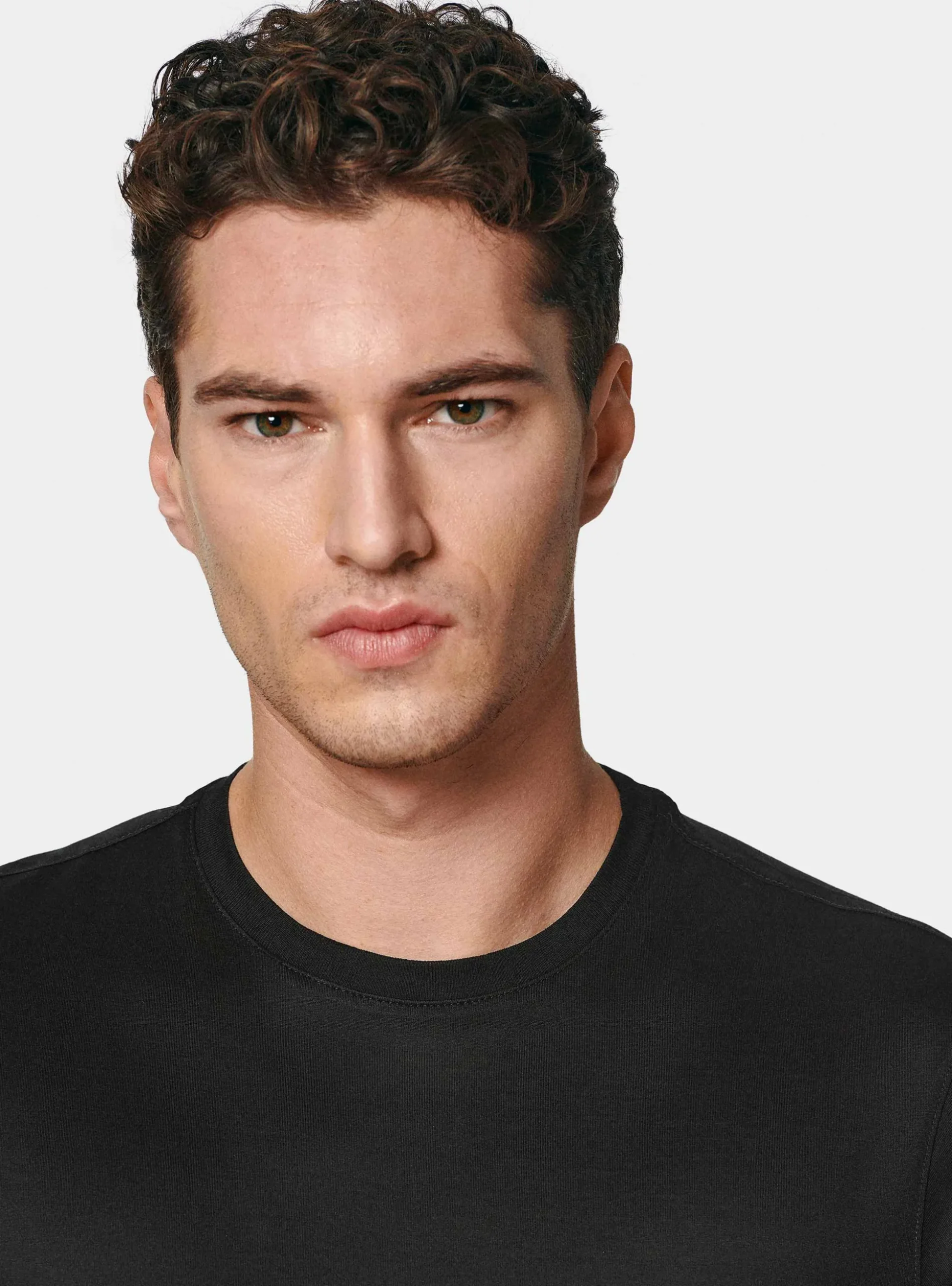T-shirt mezza manica in filo di scozia