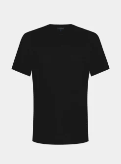 T-shirt mezza manica in filo di scozia